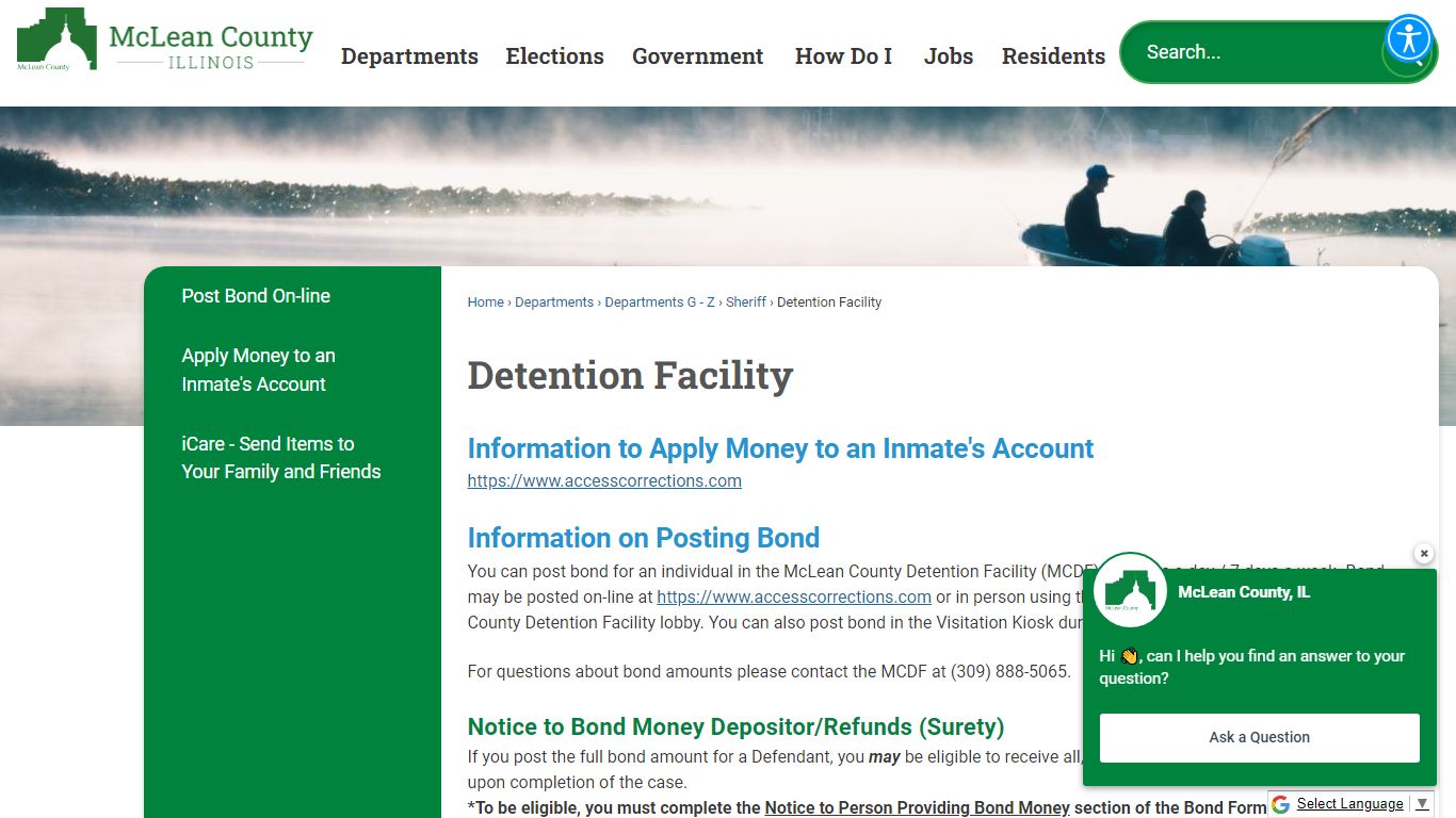 Detention Facility | McLean County, IL - Official Website